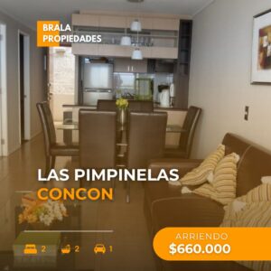 Arriendo departamento Costa de Montemar, Concon