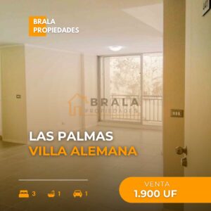 Venta departamento Villa Alemana