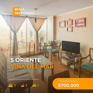Arriendo departamento Centro de Viña del Mar