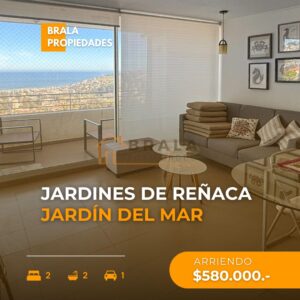 Arriendo departamento Jardín del Mar, Reñaca