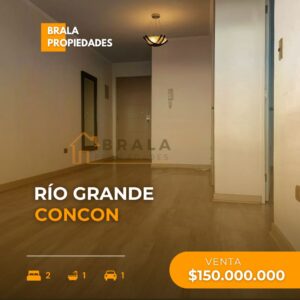 Venta departamento Concon