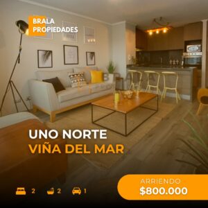 Arriendo departamento Uno Norte, Viña del Mar