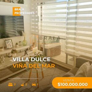 Venta departamento Villa Dulce, Viña del Mar