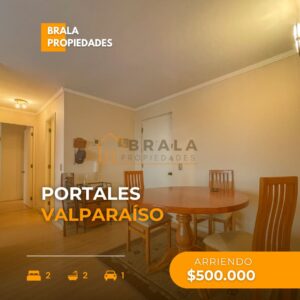 Arriendo departamento en Portales, Valparaíso