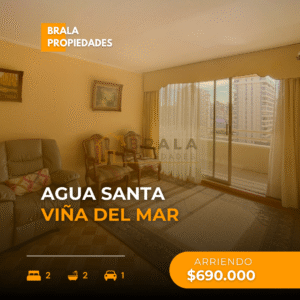 Arriendo departamento Agua Santa, Viña del Mar