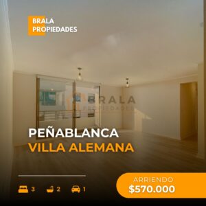 Arriendo departamento Peñablanca, Villa Alemana