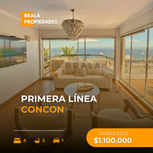 Arriendo departamento Primera Línea, Concon