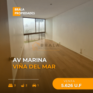 Venta departamento Av Marina, Viña del Mar