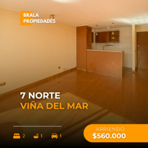 Arriendo departamento 7 Norte, Viña del Mar