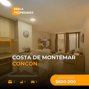 Arriendo departamento Costa de Montemar, Concon