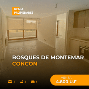 Venta departamento Bosques de Montemar, Concon