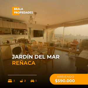 Arriendo departamento Jardín del Mar, Reñaca